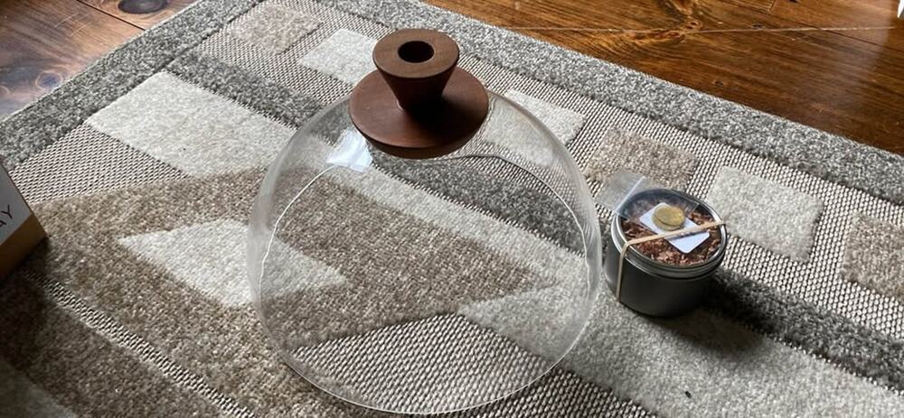 Higher Order Cocktail Drink Smoker Kit with Glass Cloche Dome